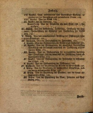 Handbuch bey dem Generalbasse und der Composition : mit zwo- drey- vier- fünf- sechs- sieben- acht und mehreren Stimmen für Anfänger und Geübtere, 2