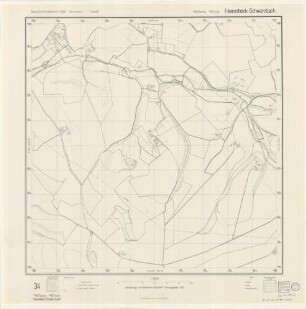 Hasselbeck, Schwarzbach, Deutsche Grundkarte, Blatt 34
