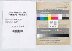 Entnazifizierung Josef Polfers , geb. 30.12.1895 (Baeckermeister)