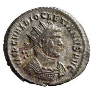 Münze, Antoninian, 292 n. Chr.