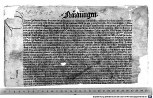 Bulla indulgentiarum De ecclesiarum quarumlibet statu. Rom, 1482.11.07. : Noerdlingen