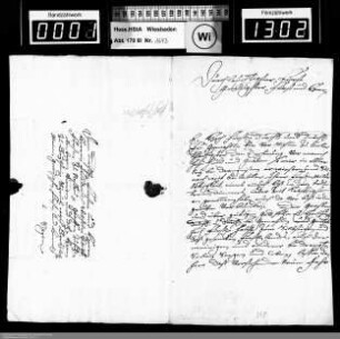 Weihnachts- und Neujahrsschreiben 1722/1723
