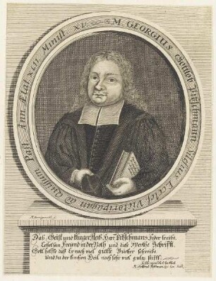 Bildnis des Georgius Gottlob Pitzschmann