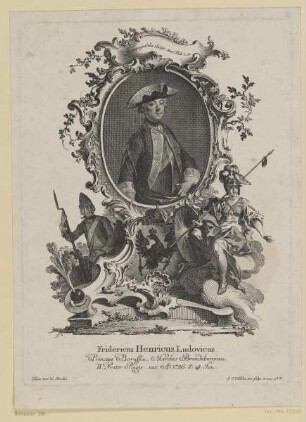 Bildnis des Fridericus Henricus Ludovicus