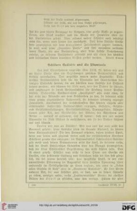 18: Schillers Gedichte und die Phantasie