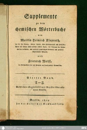 Suppl. 4: Chemisches Wörterbuch
