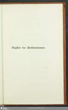 Register der Personennamen