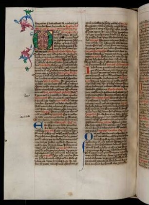 Zierinitiale (Cantica Canticorum): O(sculetur)