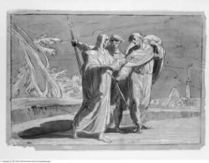 Concorso Accademico 1783, Prima Classe: Christus erscheint Kleopas und Petrus in Emmaus (prova ex tempore)