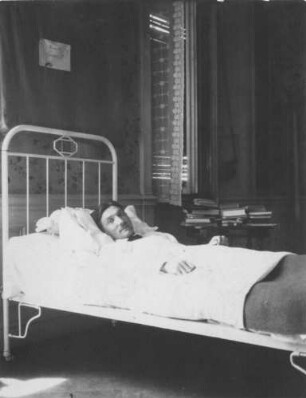 Erster Weltkrieg - Im Lazarett. Patient