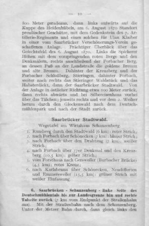 Saarbrücker Stadtwald.