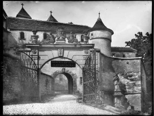 Großcomburg Benediktinerkloster Ansicht Torbau
