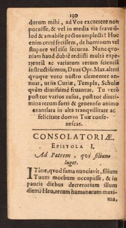 Consolatoriae.