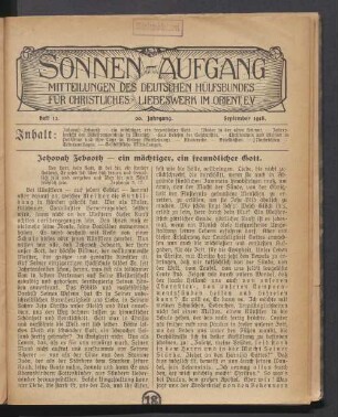 Heft 12. 20. Jahrgang. September 1918
