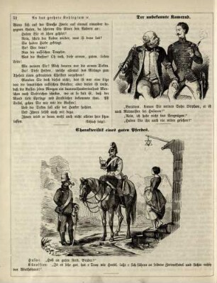 "Der unbekannte Kamerad" "Charakteristik eines guten Pferdes"