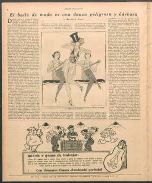 El baile de moda es una danza peligrosa y bárbara