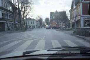 Rondeel: rechts Einmündung von Rathausstraße, links Einmündung von Lohe: hinten Mitte Blick in Hagener Allee