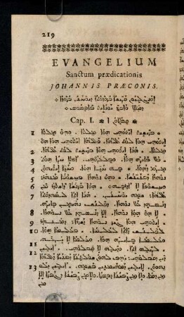 219-280, Evangelium Sanctum Praedicationis ...