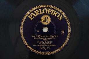 Vom Rhein zur Donau : Lieder-Potpourri; II. Teil / (Max Rhode)