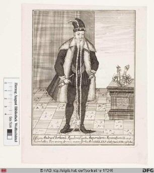 Bildnis Andreas Eberhard Frhr. Rauber von Plankenstein