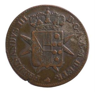Münze, 2 Soldi, 1818