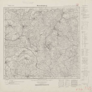 5716 (alte Nr.: 3325) Oberreifenberg, Meßtischblatt (4cm - Karte)