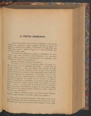 La poetisa Ibarbourou