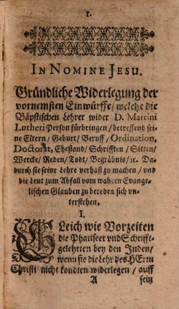 Lutherus defensus