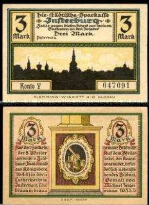 Insterburg, Notgeldserie, 3 Mark