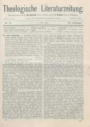 345-347 [Rezension] The Jewish Encyclopedia. Vol. VIII - IX