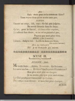 Acte Troisieme: Scene III.