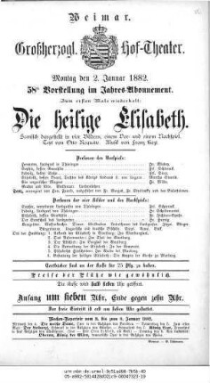 Die heilige Elisabeth