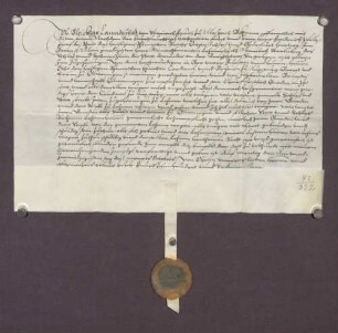 Der Propst zu Ellwangen belehnt den Kurfürsten von der Pfalz bzw. dessen Lehnsträger mit der Burg Strahlenberg, der Stadt Schriesheim sowie zugehörigen Gütern und Gerechtsamen.