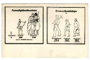 Graphische Schaubilder: o.Nr.: Analphabeten / Erwerbstätige