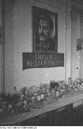 Kindergarten der Landespolizei, Weihnachtsfeier, Dezember 1950