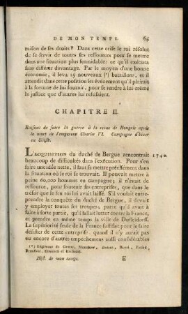 65-87, Chapitre II.