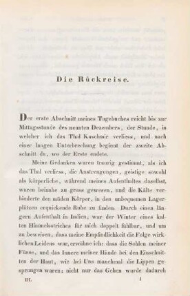 Die Rückreise
