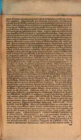Rector Academiae Lipsiensis ad iusta exequialia, V. N. Christophoro Muhlbachio ... post h. I. copiosissime persolvenda ... invitat : [cum vita defuncti, autore Joa. Fellero]