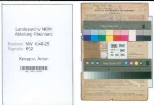 Entnazifizierung Anton Knepper , geb. 31.01.1896 (Steuerberater)