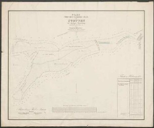 Plan über den Gemeinde-Wald von Stetten auf dortiger Gemarkung