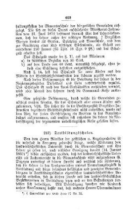 Fortbildungsschulen : [Elementarschulwesen]