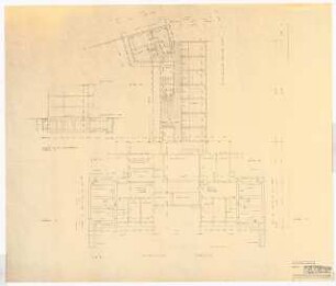 Schwesternhaus der Universitätskliniken der Universität Köln: Schwesternhaus: Grundriss Kellergeschoss 1:100