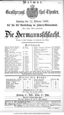 Die Hermannsschlacht