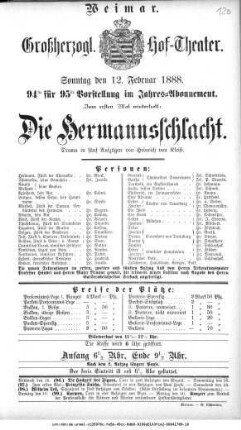 Die Hermannsschlacht