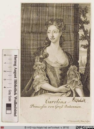 Bildnis Caroline Elisabeth, Prinzessin von Großbritannien u. Irland