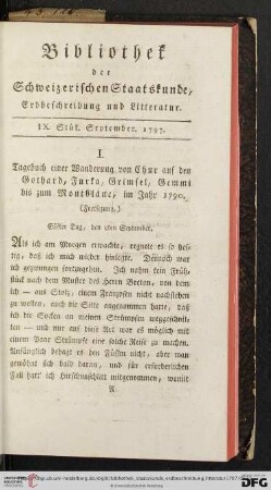 IX. Stuek (September 1797)