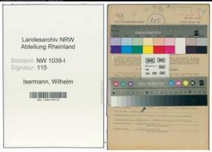 Entnazifizierung Wilhelm Isermann , geb. 20.08.1913 (Lehrer)
