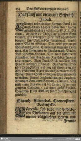 Das fünff und viertzigste Gespräch