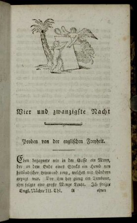 Vier und zwanzigste Nacht.