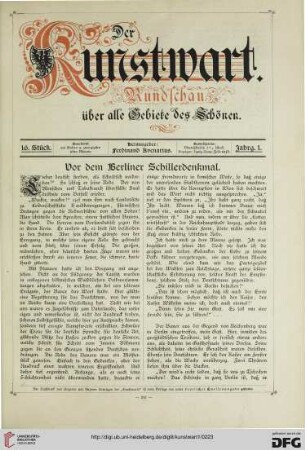 Vor dem Berliner Schillerdenkmal